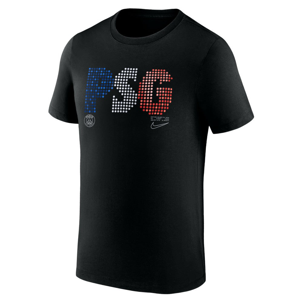 Paris Saint-Germain Lights T-Shirt - Nike Black