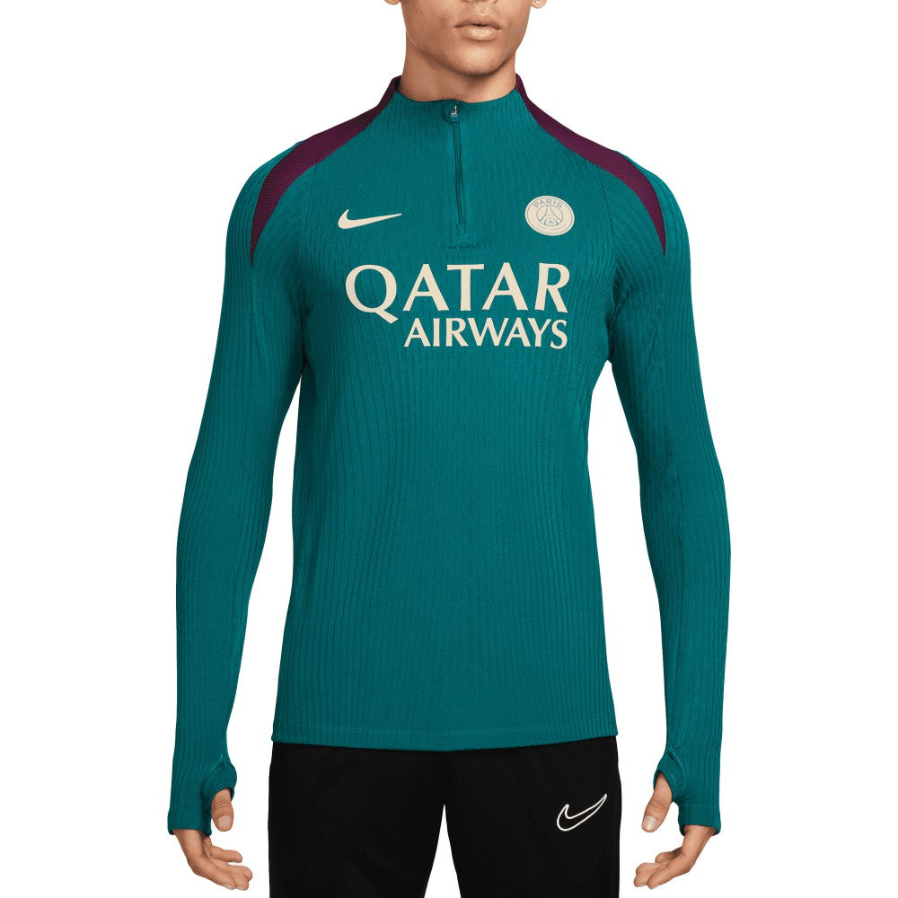 Paris Saint-Germain 2024/25 Advance Strike Drill Performance Quarter-Zip Top - Nike Teal