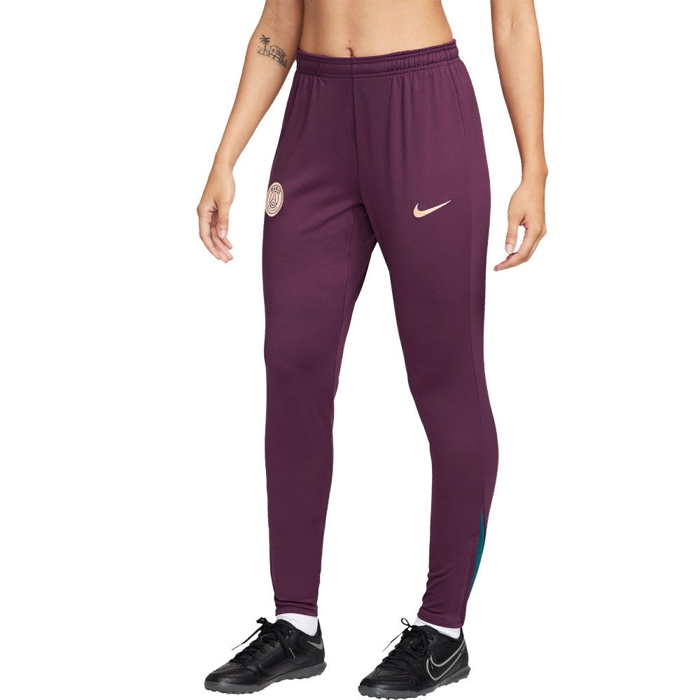 Paris Saint-Germain Women's 2024/25 Strike Performance Pants - Nike Burgundy