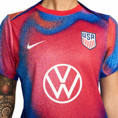 USMNT Women's 2024 Academy Pro Pre-Match Top - Nike Red