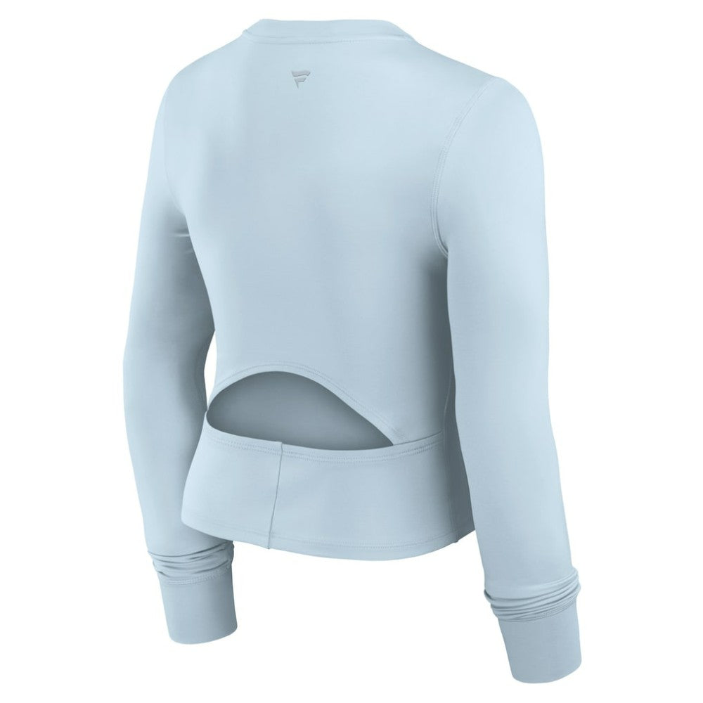 MLB Los Angeles Dodgers Fanatics Women's Studio Fitted Long Sleeve Gym Top