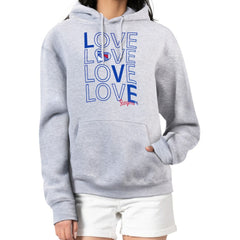 NHL Gray New York Rangers G-III 4Her by Carl Banks Women's Hockey Love Fleece Pullover Hoodie