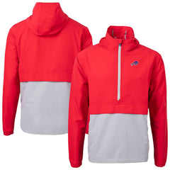 Cutter & Buck Charter Eco Recycled Anorak Half-Zip Jacket - Buffalo Bills