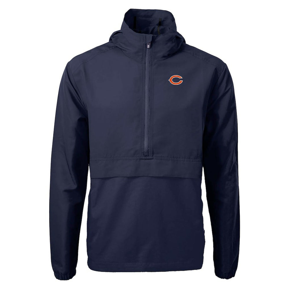 Cutter & Buck Charter Eco Recycled Anorak Half-Zip Jacket - Chicago Bears