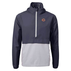 Cutter & Buck Charter Eco Recycled Anorak Half-Zip Jacket - Chicago Bears