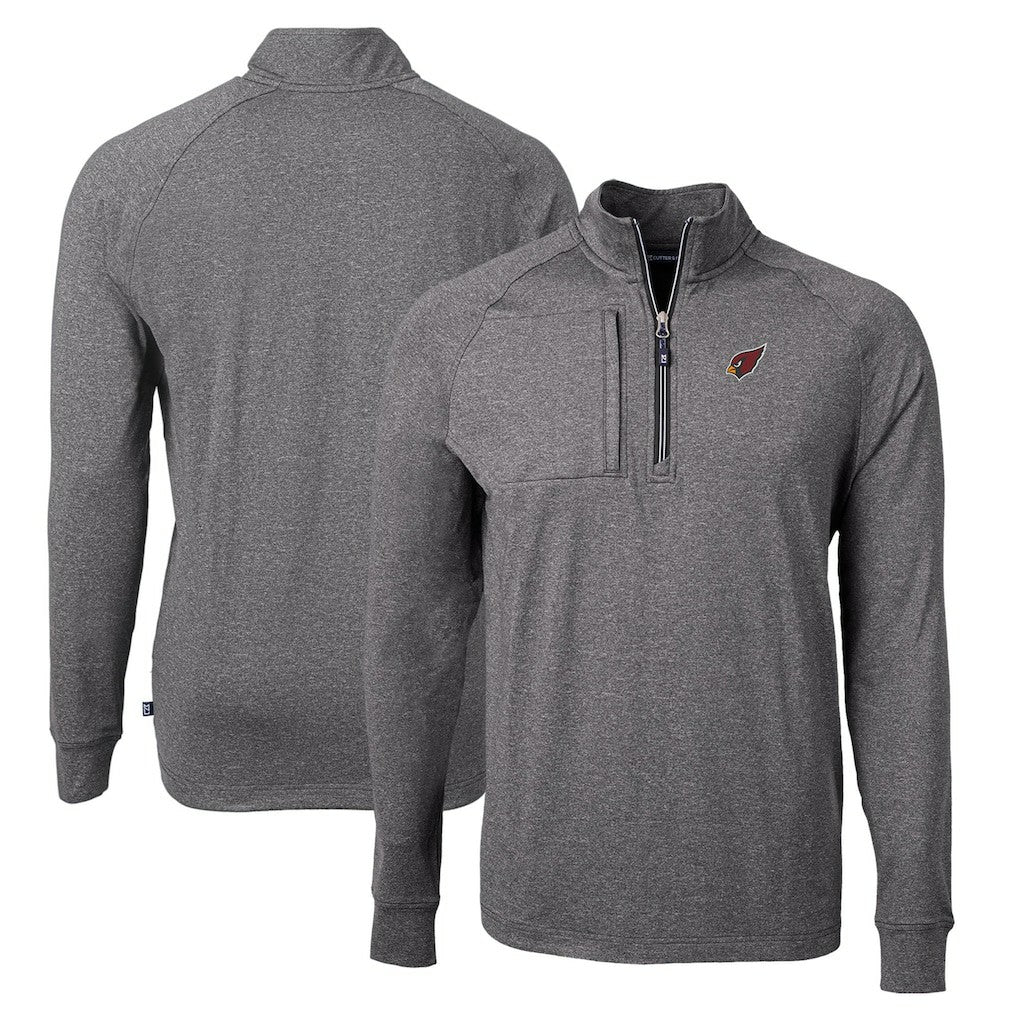 Cutter & Buck Adapt Eco Knit Quarter-Zip Pullover Top - Arizona Cardinals
