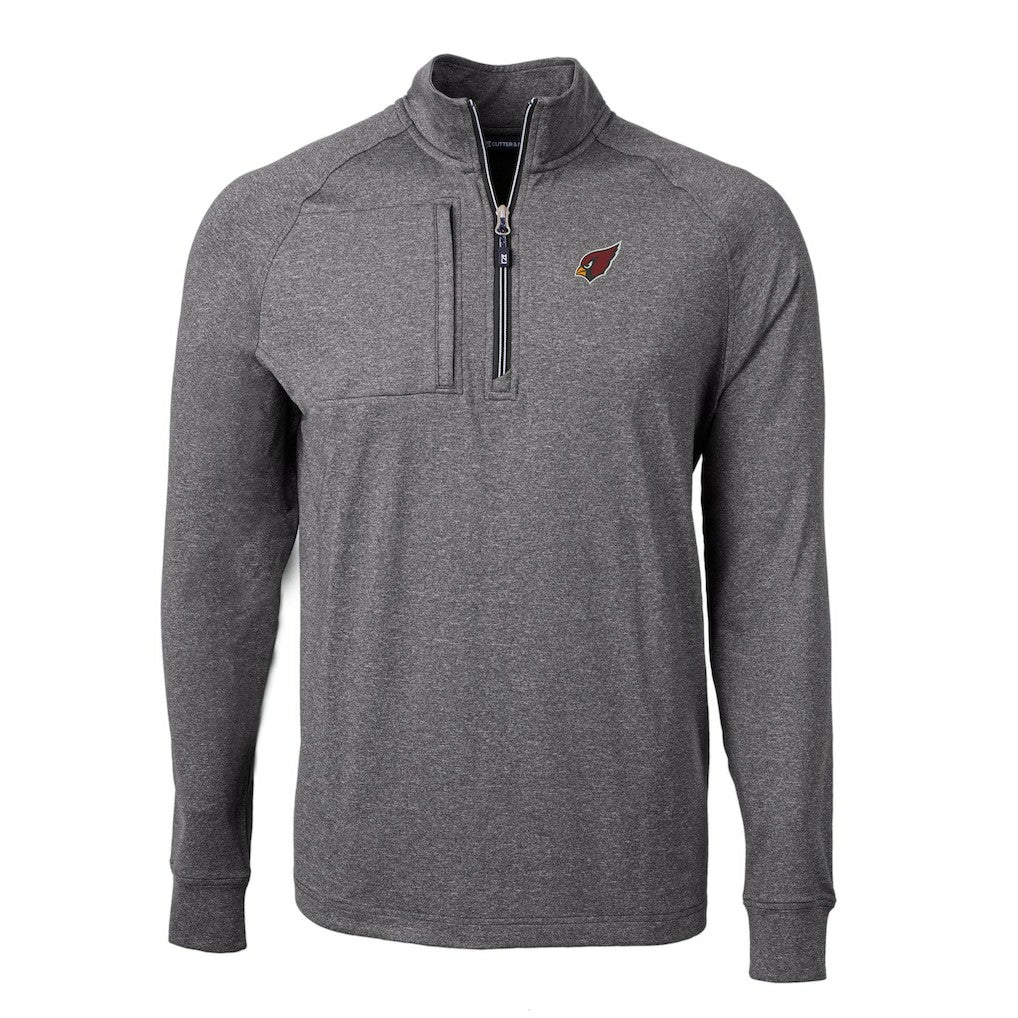 Cutter & Buck Adapt Eco Knit Quarter-Zip Pullover Top - Arizona Cardinals