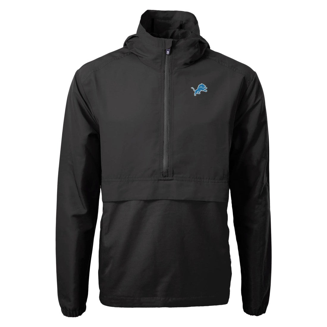 Cutter & Buck Charter Eco Recycled Anorak Half-Zip Jacket - Detroit Lions