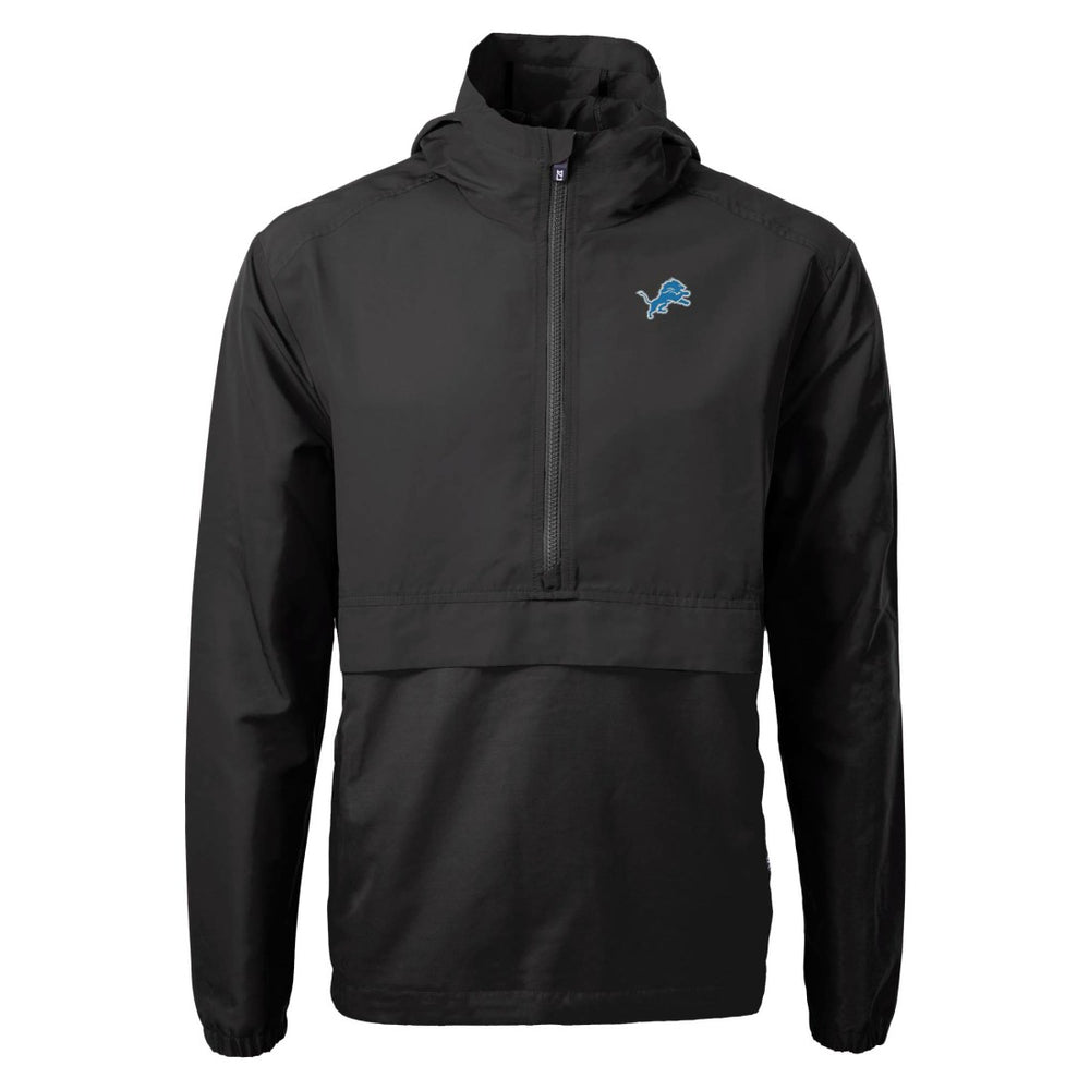 Cutter & Buck Charter Eco Recycled Anorak Half-Zip Jacket - Detroit Lions
