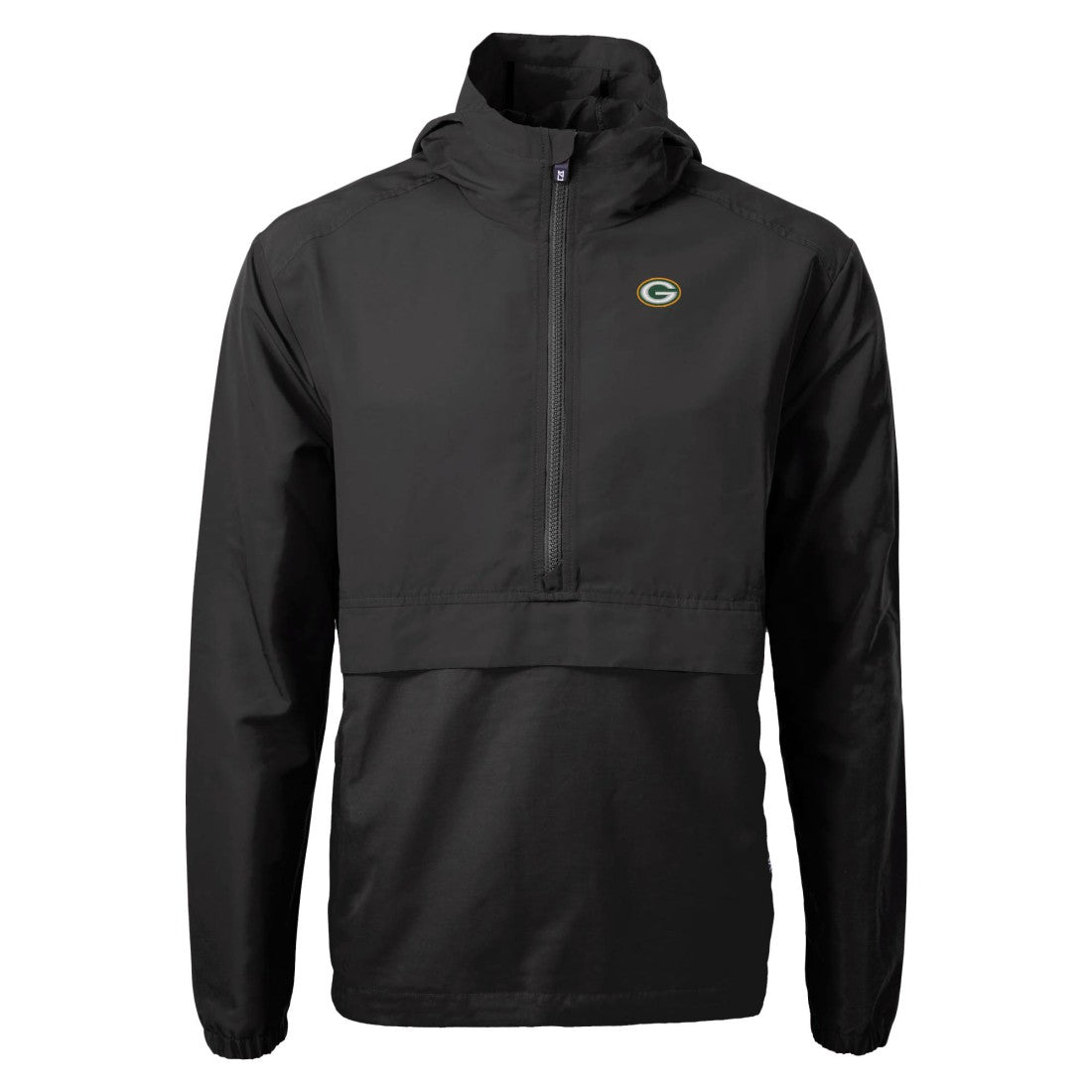 Cutter & Buck Charter Eco Recycled Anorak Half-Zip Jacket - Green Bay Packers