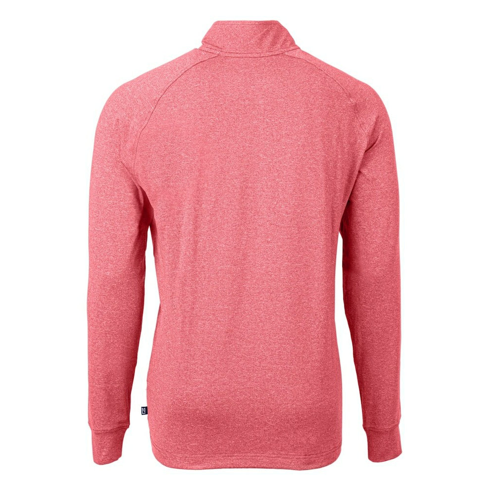 Cutter & Buck Adapt Eco Knit Quarter-Zip Pullover Top - Atlanta Falcons