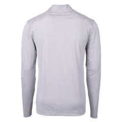 Cutter & Buck Virtue Eco Pique Micro Stripe Recycled Quarter-Zip Pullover Top - Denver Broncos