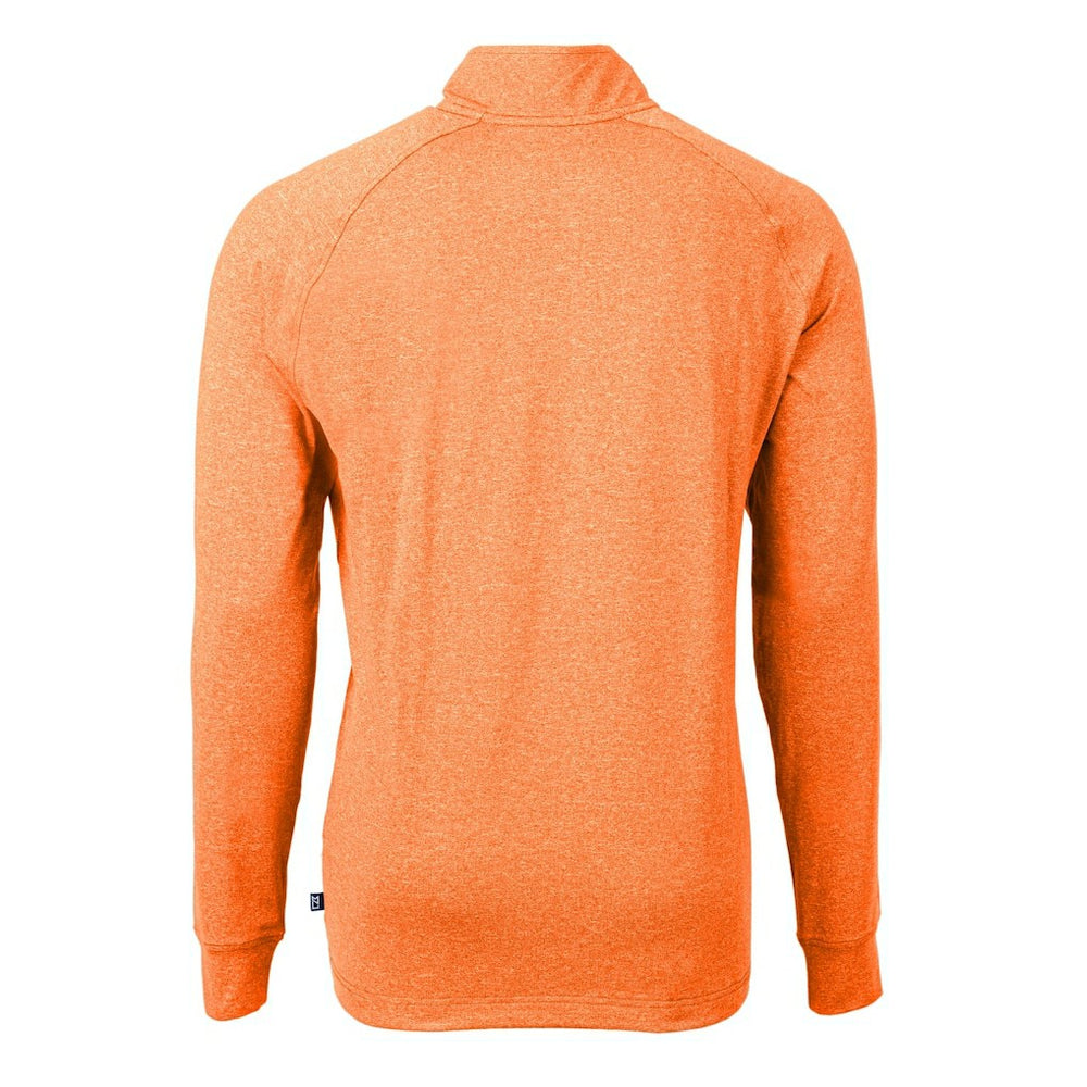 Cutter & Buck Adapt Eco Knit Quarter-Zip Pullover Top - Chicago Bears