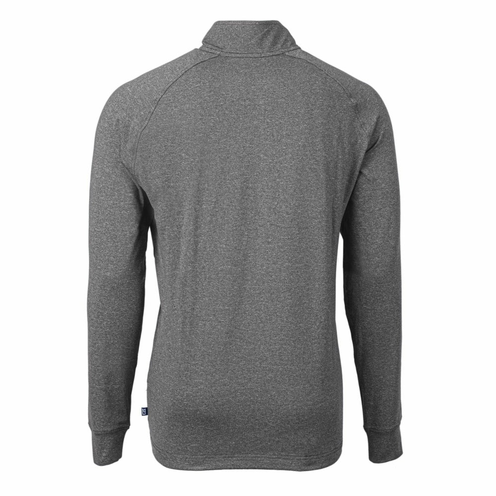 Cutter & Buck Adapt Eco Knit Quarter-Zip Pullover Top - Detroit Lions