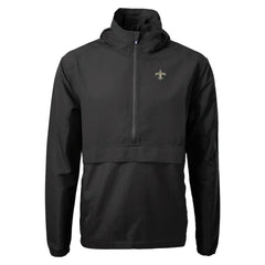 Cutter & Buck Charter Eco Recycled Anorak Half-Zip Jacket - New Orleans Saints