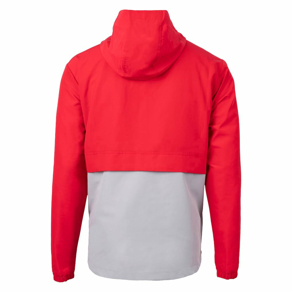 Cutter & Buck Charter Eco Recycled Anorak Half-Zip Jacket - New York Giants