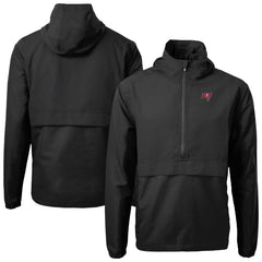 Cutter & Buck Charter Eco Recycled Anorak Half-Zip Jacket - Tampa Bay Buccaneers