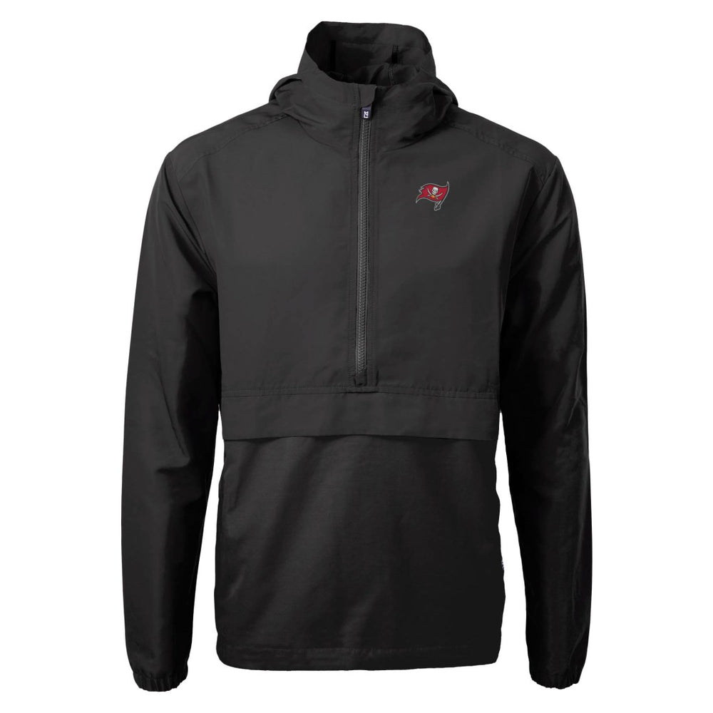 Cutter & Buck Charter Eco Recycled Anorak Half-Zip Jacket - Tampa Bay Buccaneers