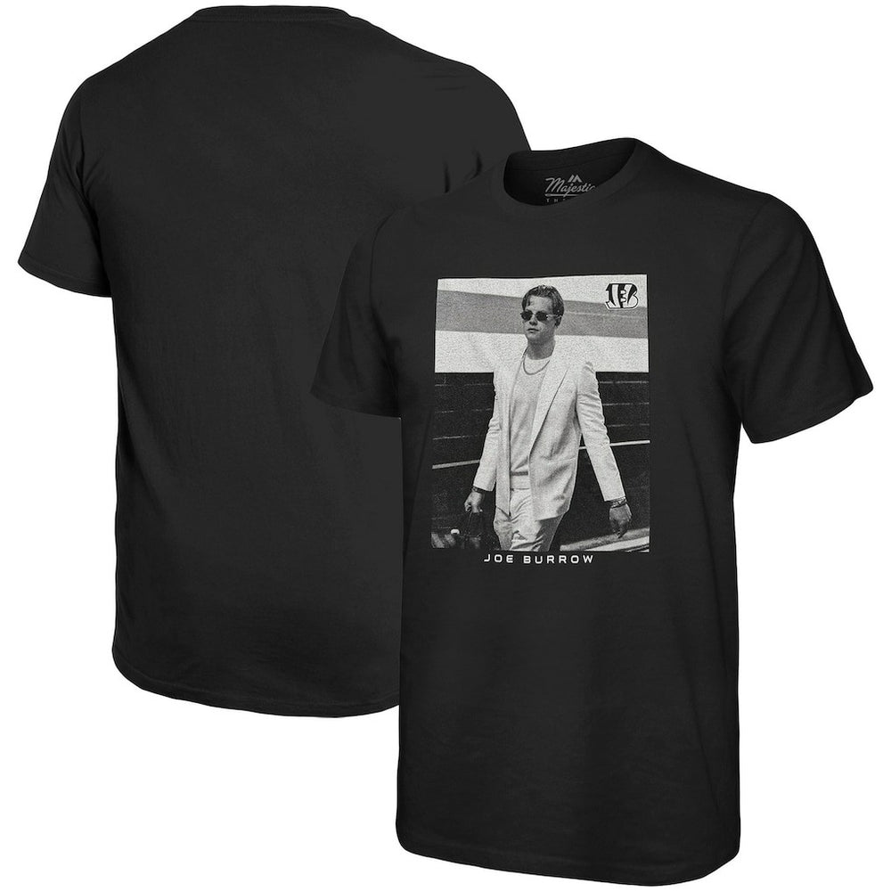 Joe Burrow  Majestic Threads Oversized Player Image T-Shirt - Cincinnati Bengals