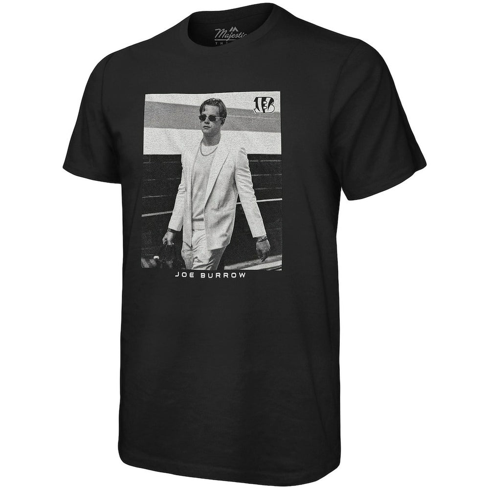Joe Burrow  Majestic Threads Oversized Player Image T-Shirt - Cincinnati Bengals