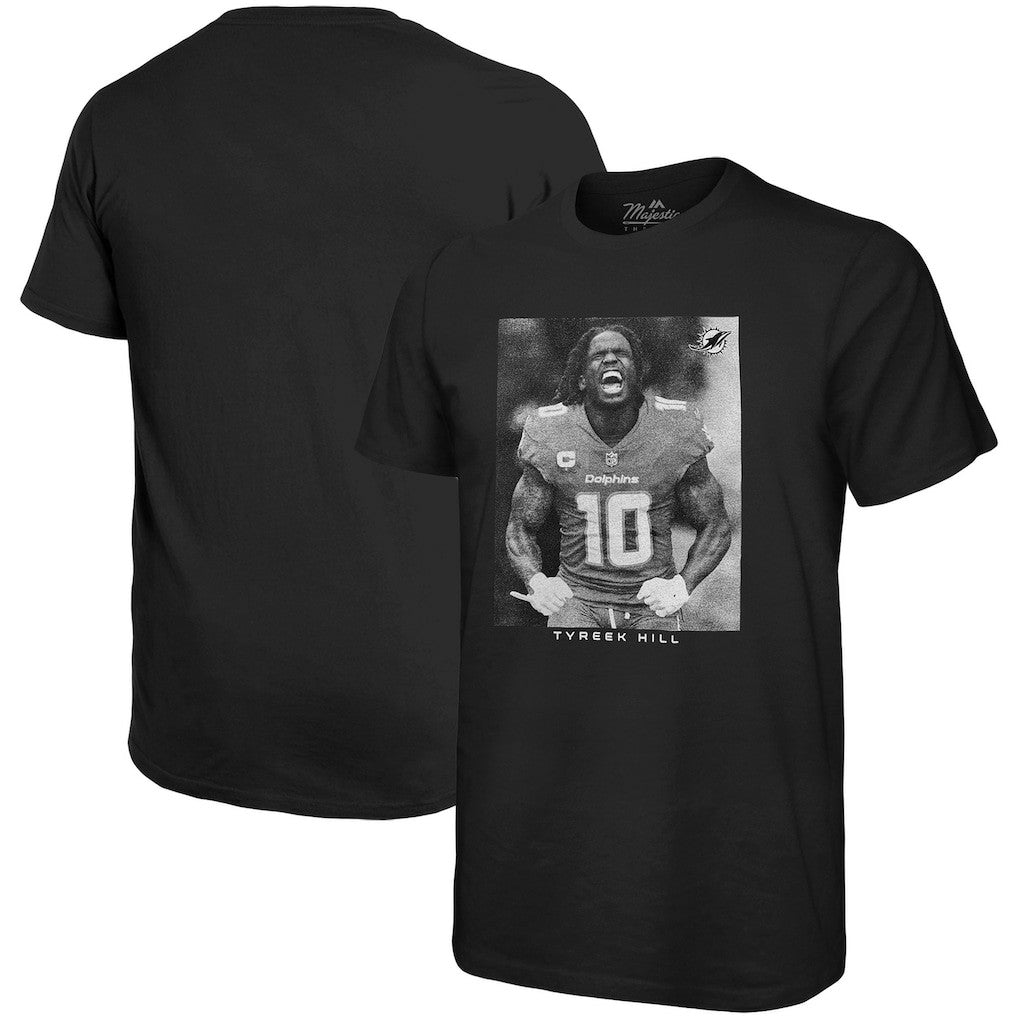 Tyreek Hill  Majestic Threads Oversized Player Image T-Shirt - Miami Dolphins