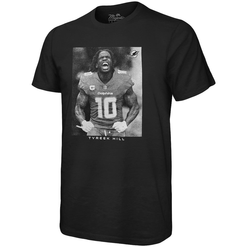 Tyreek Hill  Majestic Threads Oversized Player Image T-Shirt - Miami Dolphins