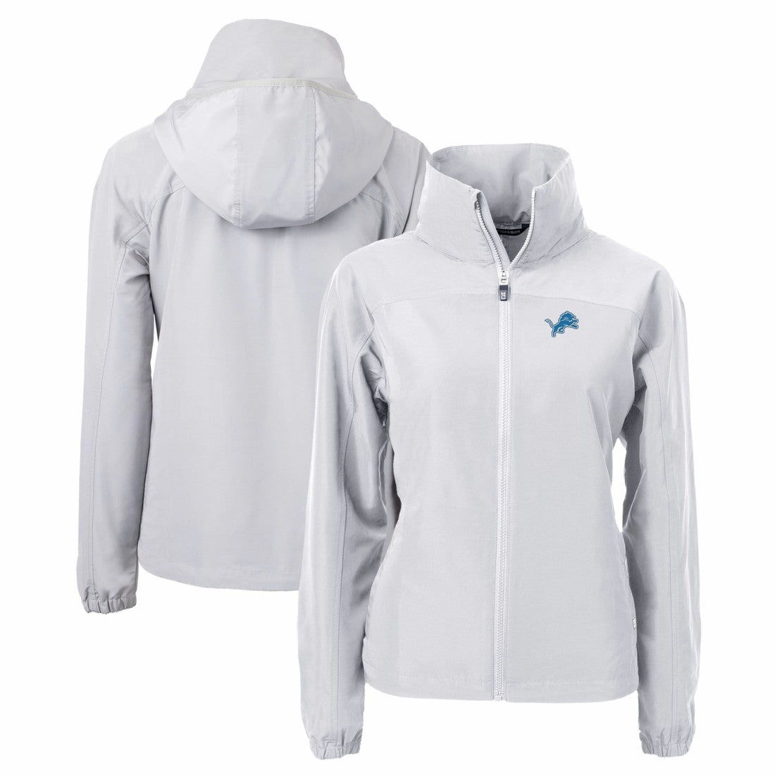 Cutter & Buck Women's Charter Eco Recycled Full-Zip Jacket - Detroit Lions
