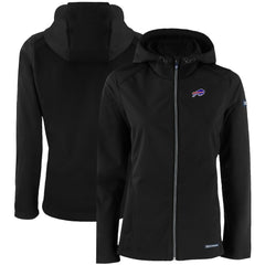 Cutter & Buck Women's Evoke Eco Softshell Recycled Full-Zip Hooded Jacket - Buffalo Bills