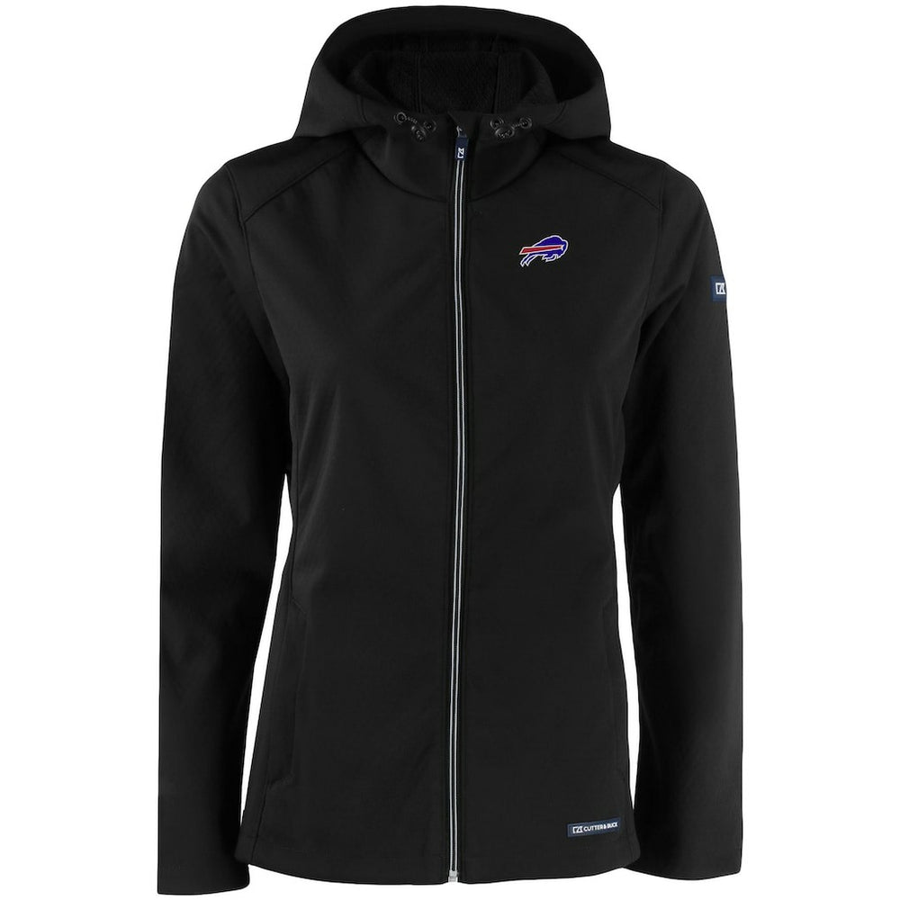 Cutter & Buck Women's Evoke Eco Softshell Recycled Full-Zip Hooded Jacket - Buffalo Bills