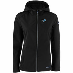 Cutter & Buck Women's Evoke Eco Softshell Recycled Full-Zip Hooded Jacket - Detroit Lions