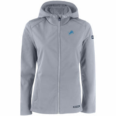 Cutter & Buck Women's Evoke Eco Softshell Recycled Full-Zip Hooded Jacket - Detroit Lions