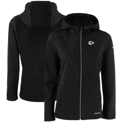Cutter & Buck Women's Evoke Eco Softshell Recycled Full-Zip Hooded Jacket - Kansas City Chiefs