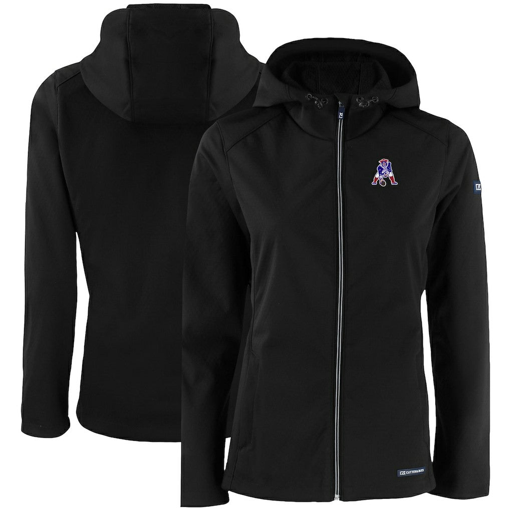 Cutter & Buck Women's Evoke Eco Softshell Recycled Full-Zip Hooded Jacket - New England Patriots