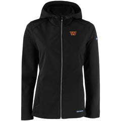 Cutter & Buck Women's Evoke Eco Softshell Recycled Full-Zip Hooded Jacket - Washington Commanders