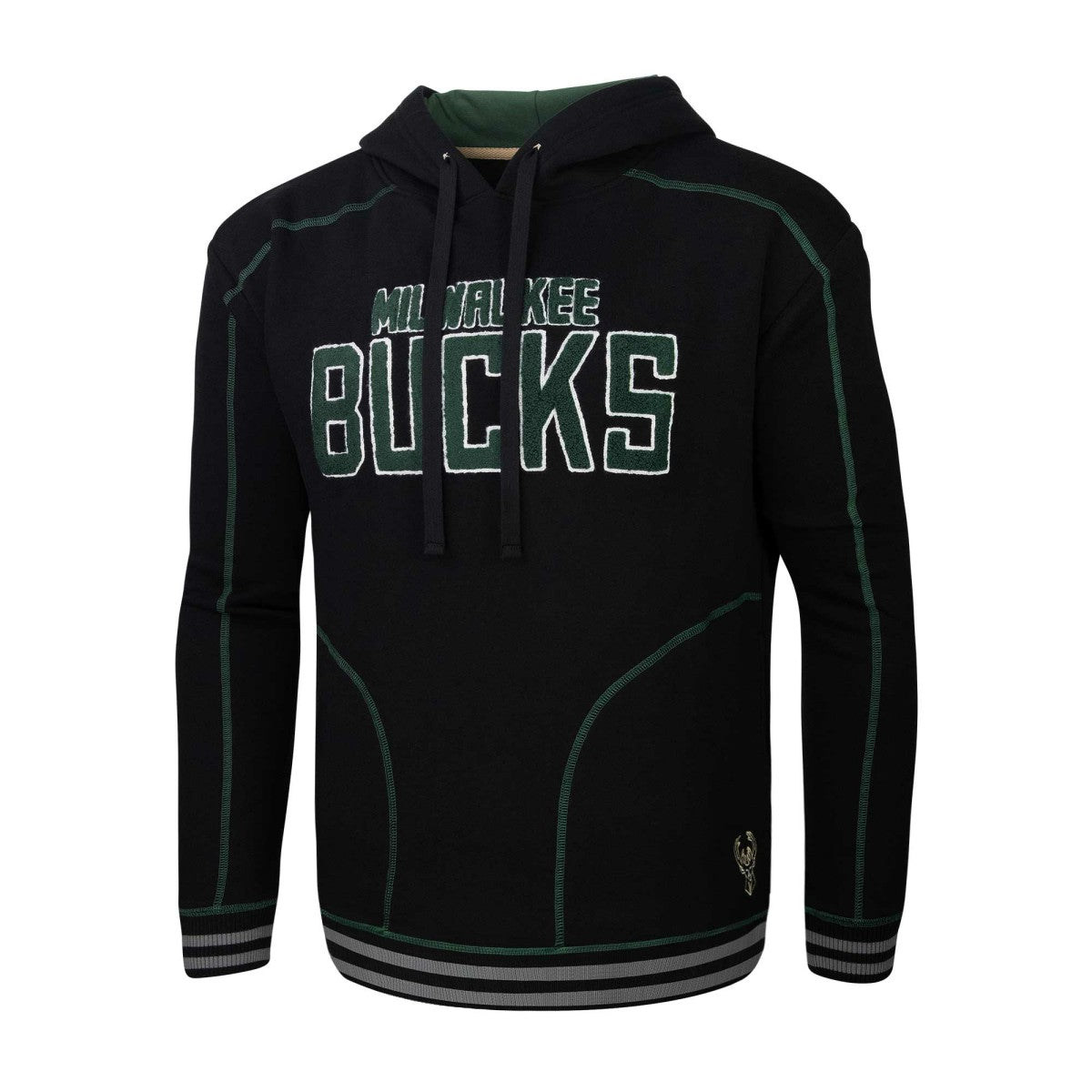 NBA Milwaukee Bucks Stadium Essentials Baseline Pullover Hoodie