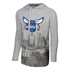 NBA Charlotte Hornets Stadium Essentials Atrium Raglan Long Sleeve Hoodie T-Shirt