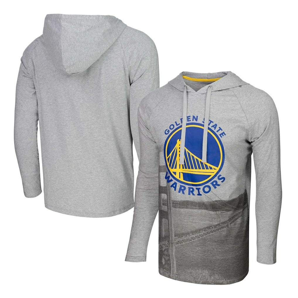 NBA Golden State Warriors Stadium Essentials Atrium Raglan Long Sleeve Hoodie T-Shirt sale