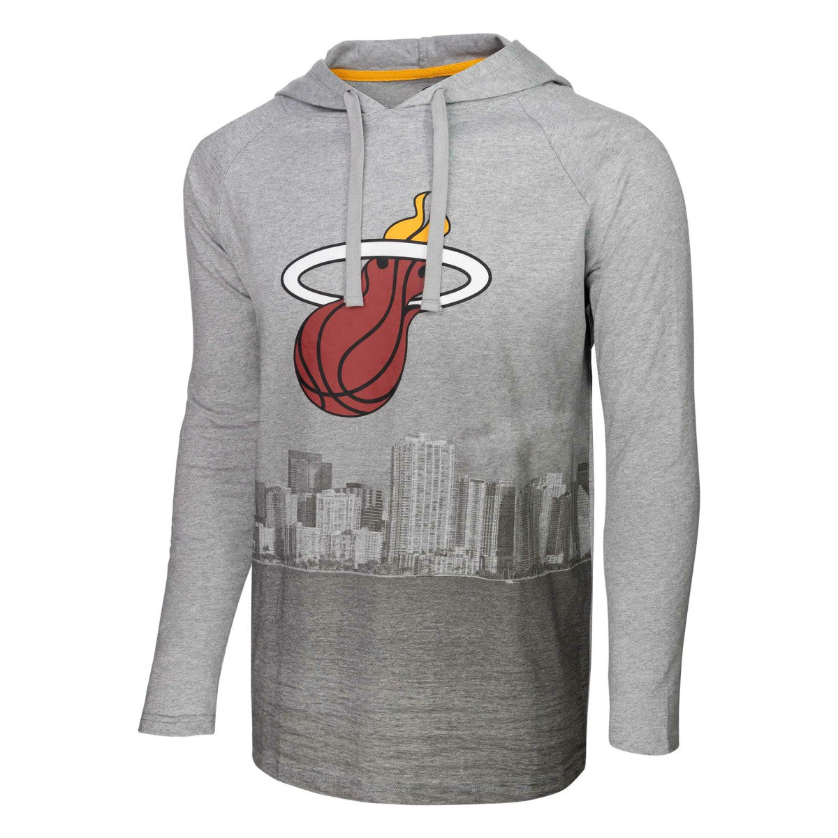 NBA Miami Heat Stadium Essentials Atrium Raglan Long Sleeve Hoodie T-Shirt