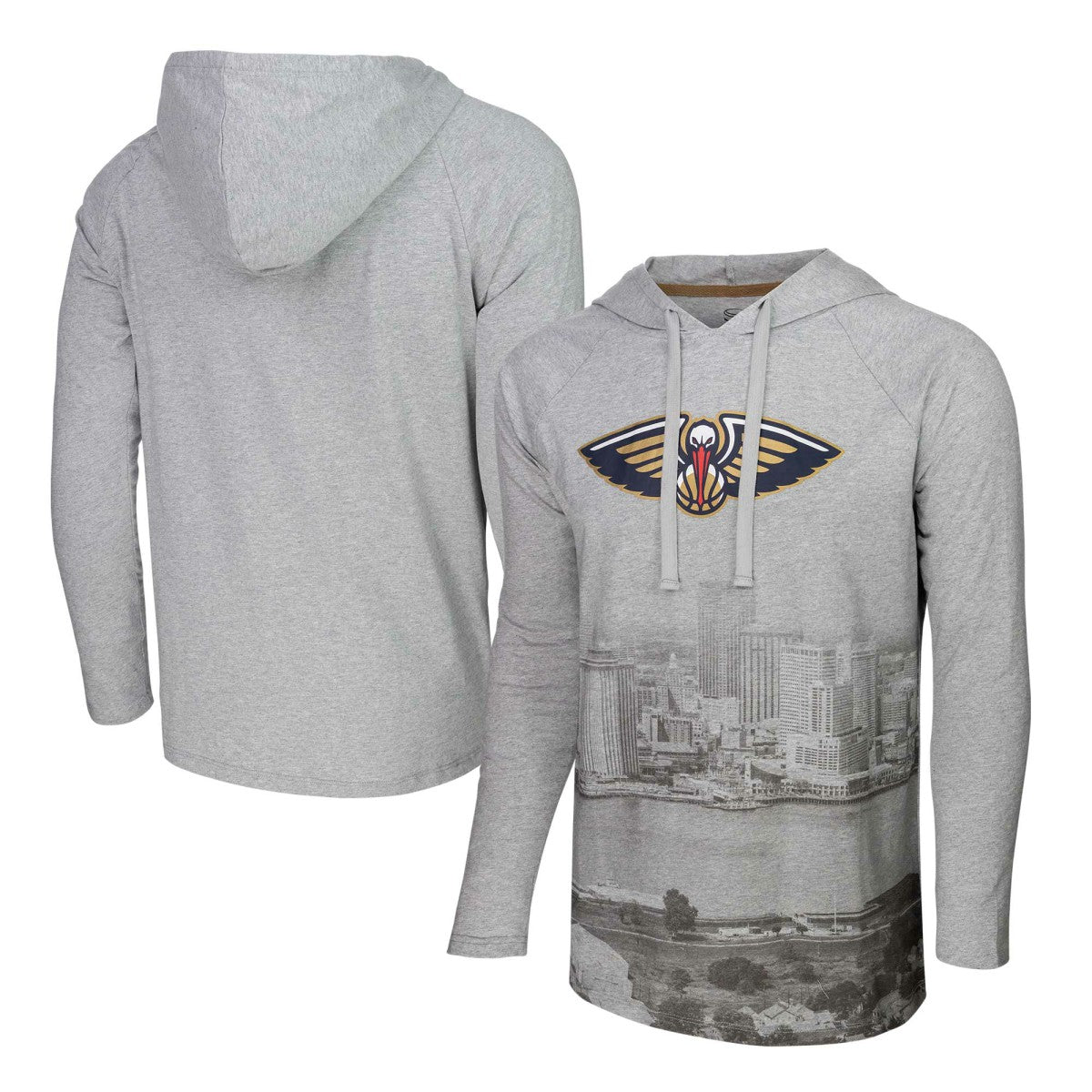 NBA New Orleans Pelicans Stadium Essentials Atrium Raglan Long Sleeve Hoodie T-Shirt