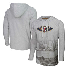 NBA New Orleans Pelicans Stadium Essentials Atrium Raglan Long Sleeve Hoodie T-Shirt