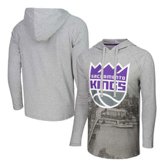 NBA Sacramento Kings Stadium Essentials Atrium Raglan Long Sleeve Hoodie T-Shirt