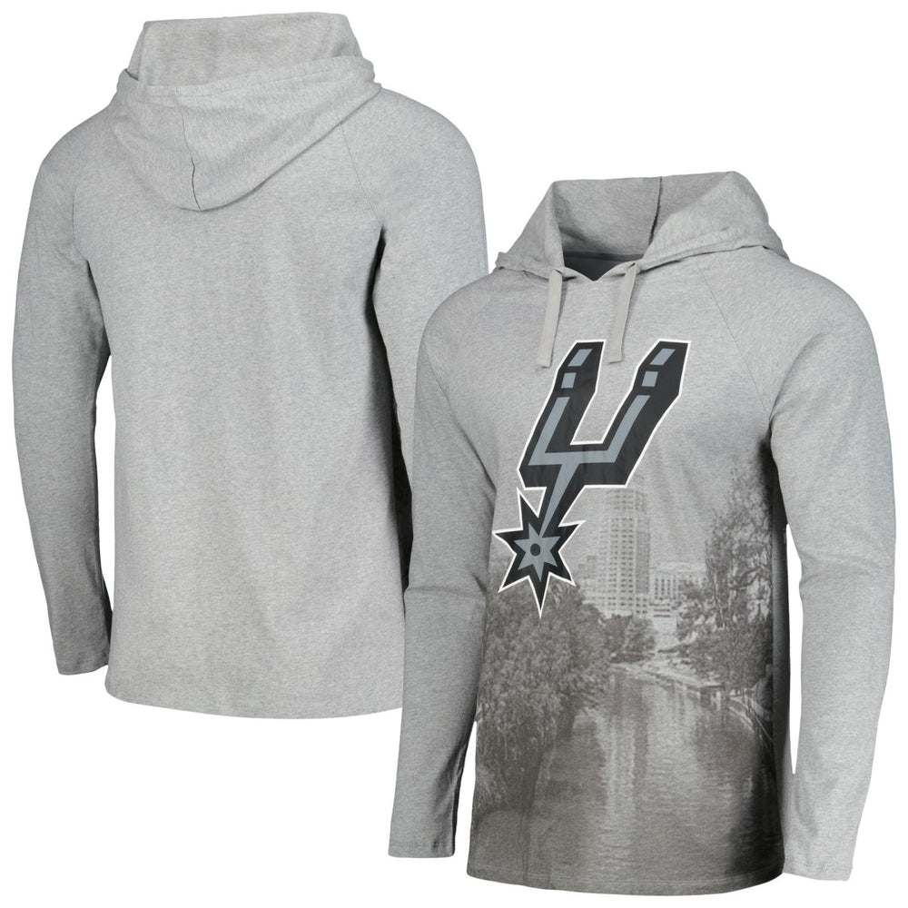 NBA San Antonio Spurs Stadium Essentials Atrium Raglan Long Sleeve Hoodie T-Shirt