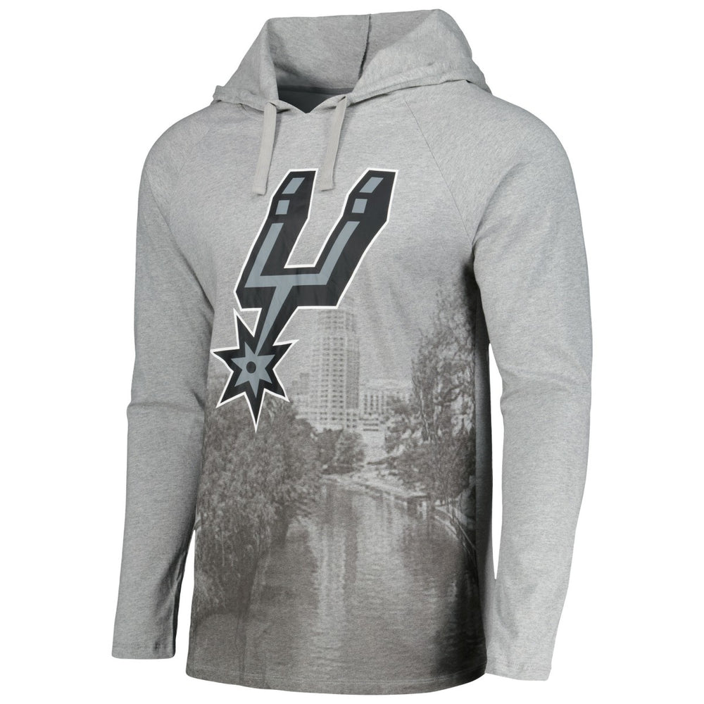 NBA San Antonio Spurs Stadium Essentials Atrium Raglan Long Sleeve Hoodie T-Shirt