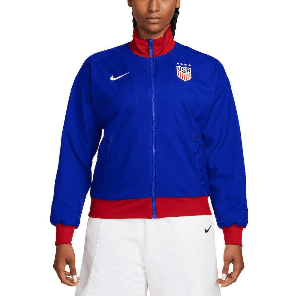 USWNT Women's 2024 Strike Anthem Full-Zip Jacket - Nike Royal