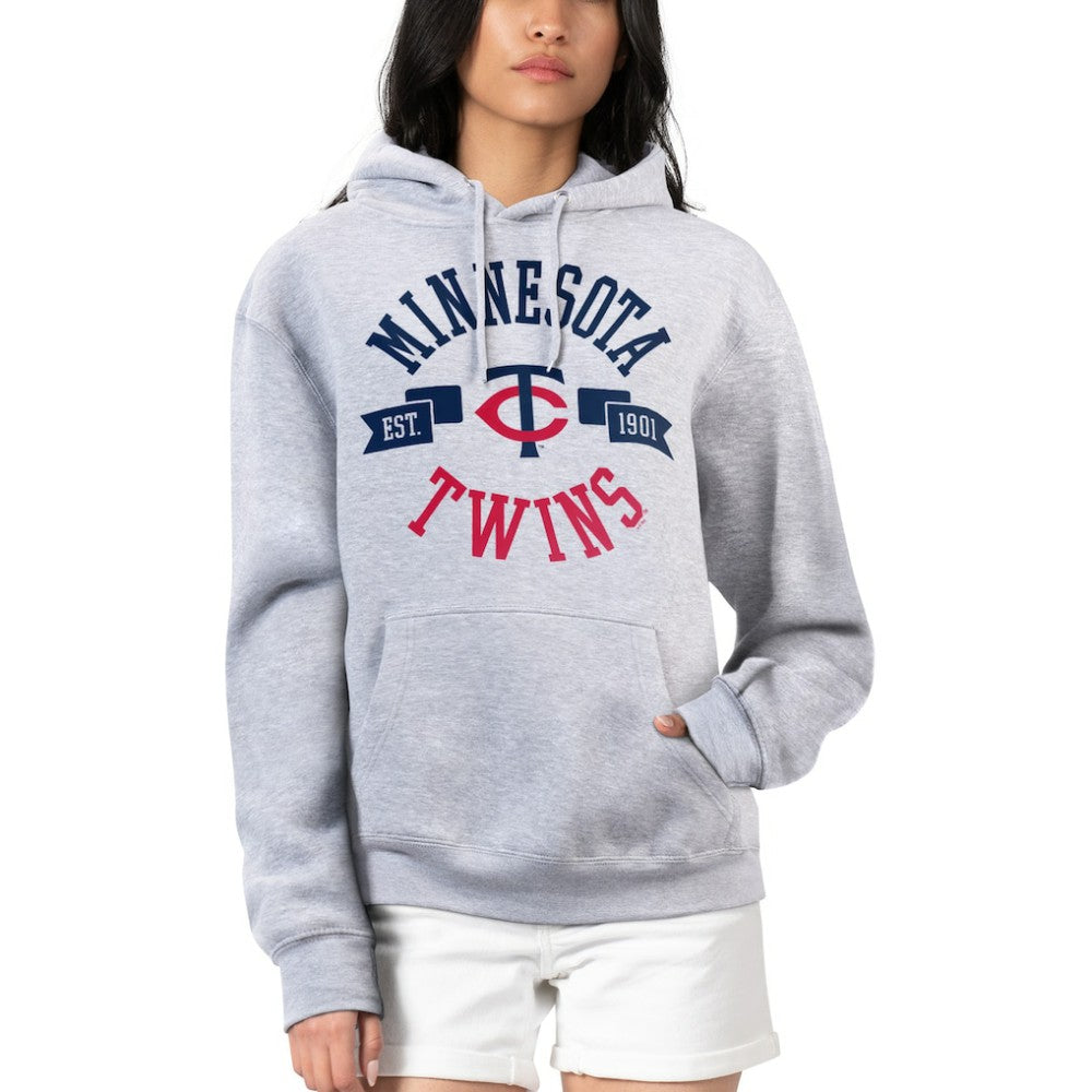 MLB Minnesota Twins G-III 4Her by Carl Banks Women's City Graphic Pullover Hoodie