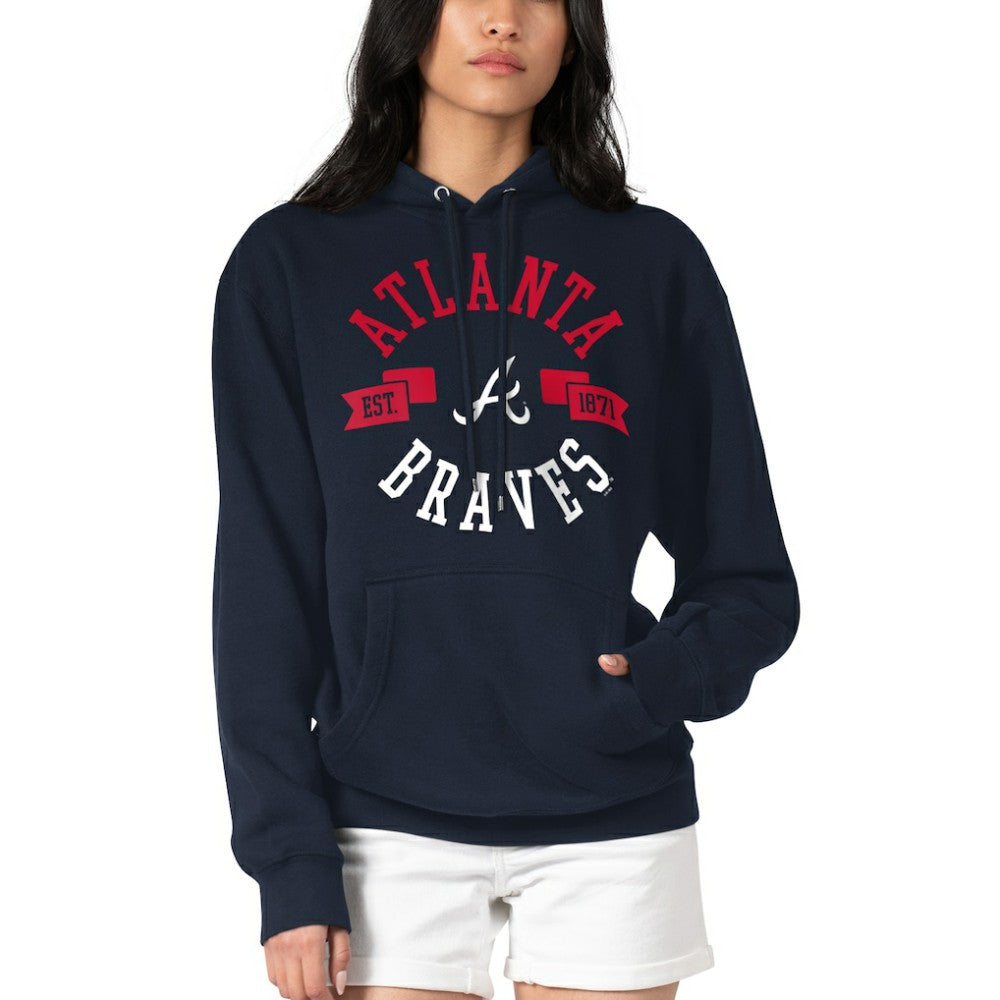 MLB Atlanta Braves G-III 4Her by Carl Banks Women's City Graphic Pullover Hoodie