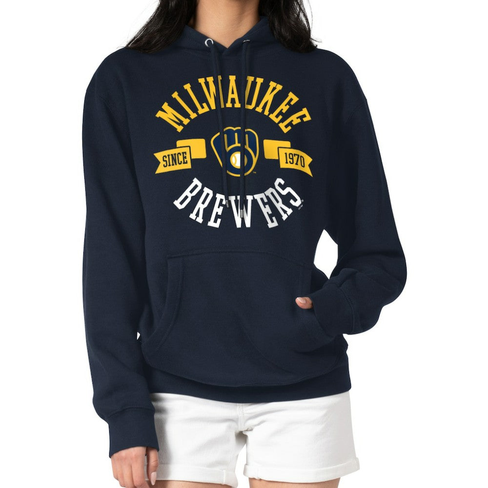 MLB Milwaukee Brewers G-III 4Her by Carl Banks Women's City Graphic Pullover Hoodie