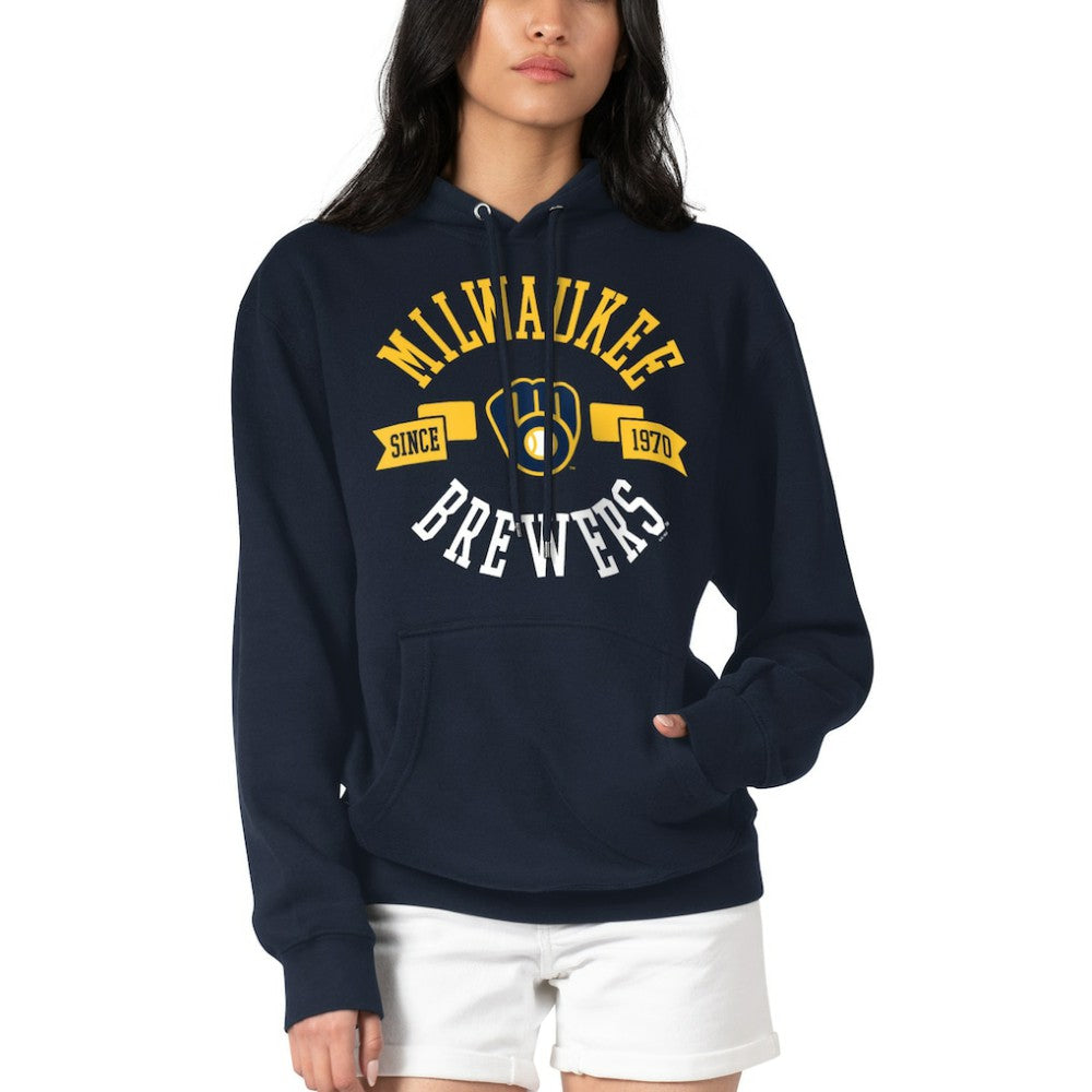 MLB Milwaukee Brewers G-III 4Her by Carl Banks Women's City Graphic Pullover Hoodie