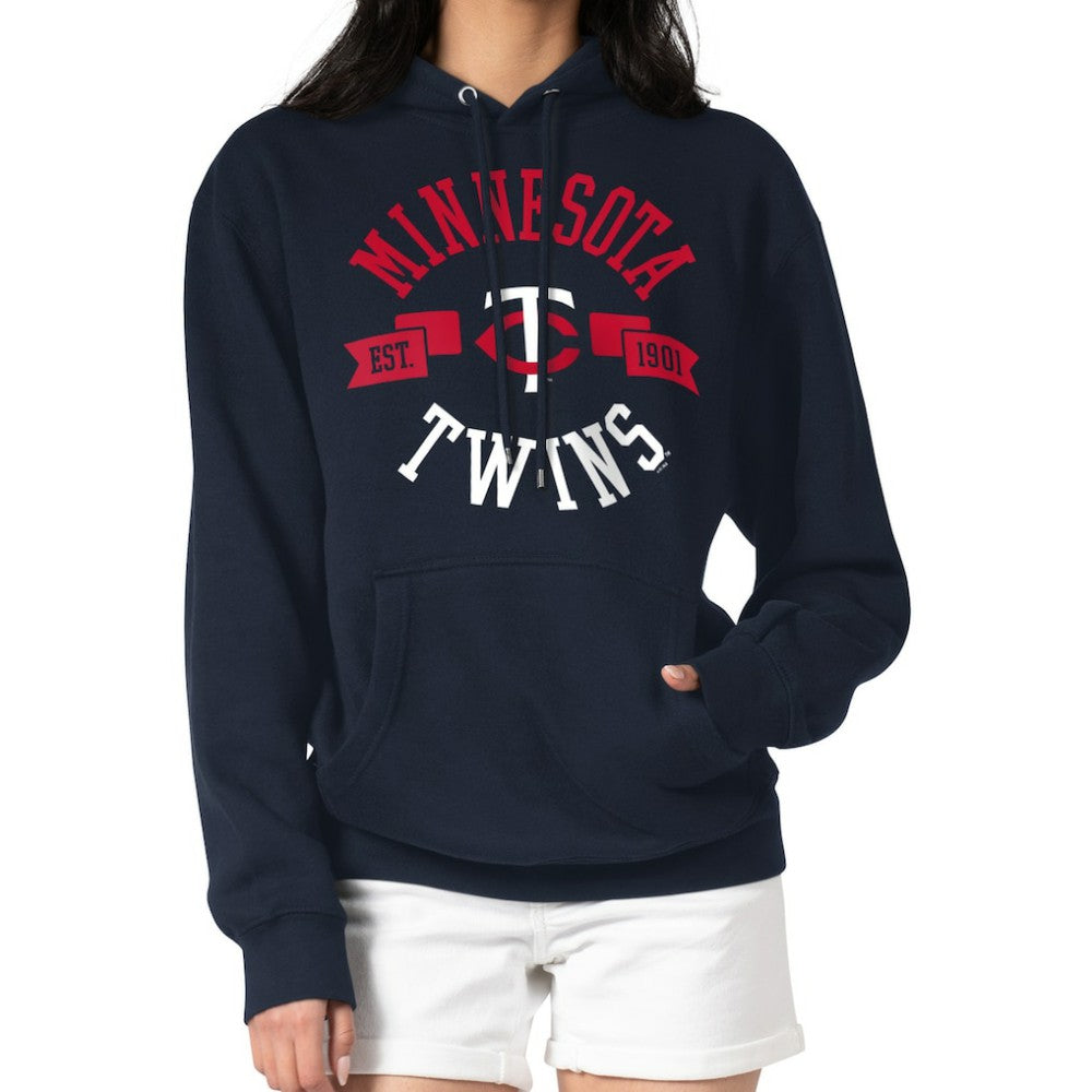 MLB Minnesota Twins G-III 4Her by Carl Banks Women's City Graphic Pullover Hoodie