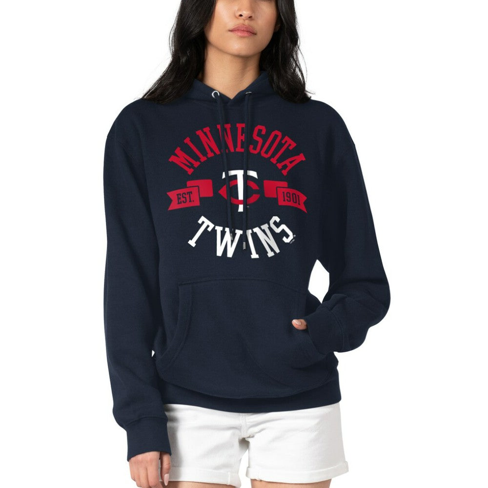 MLB Minnesota Twins G-III 4Her by Carl Banks Women's City Graphic Pullover Hoodie